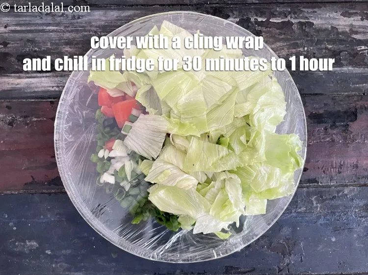 Step 31 – Cover with a cling wrap and chill in fridge for 30 minutes to 1 hour.&nbsp;