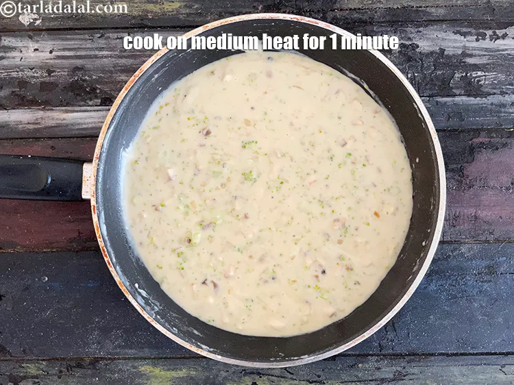 Step 20 – Cook <strong>broccoli and mushroom dip |&nbsp;broccoli, cheese and mushroom dip | Indian&nbsp;broccoli and mushroom dip …