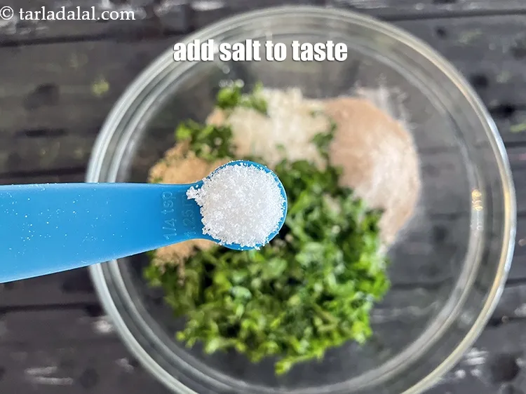 Step 28 – Add salt to taste. We added 1/2 tsp&nbsp;salt.