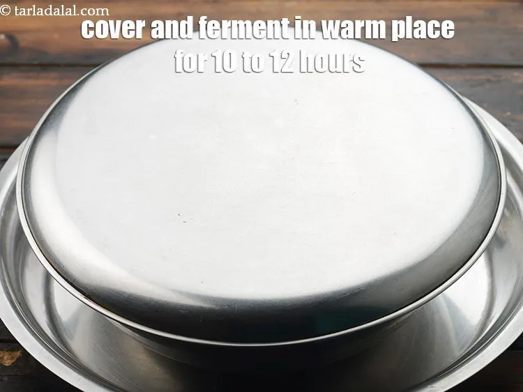 Step 23 – Cover it with a lid and keep aside to ferment in a warm place for …