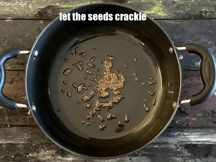 Step 30 – Let the seeds crackle.