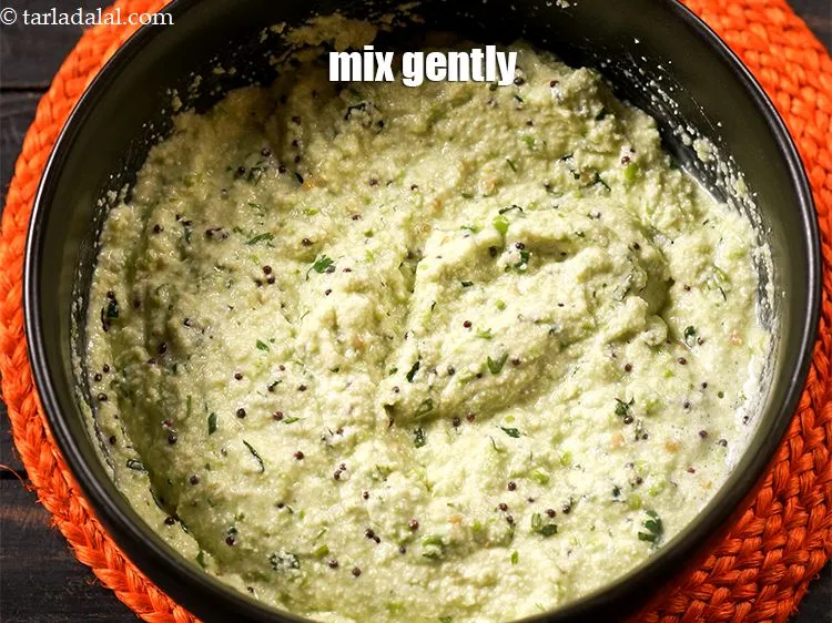 Step 20 – Mix gently.