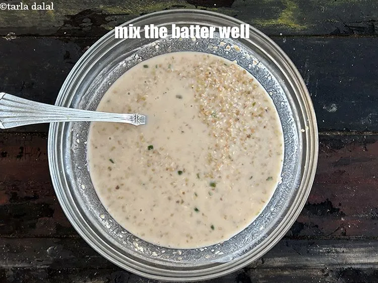 Step 17 – Mix the batter well.