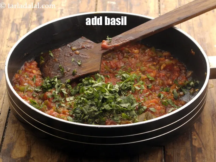 Step 18 – Add basil. Every time a recipe calls for fresh basil, simply use whole leaves or …
