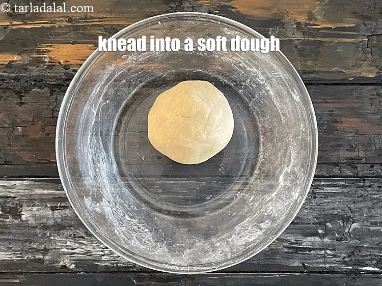 Step 19 – Knead into a soft dough.