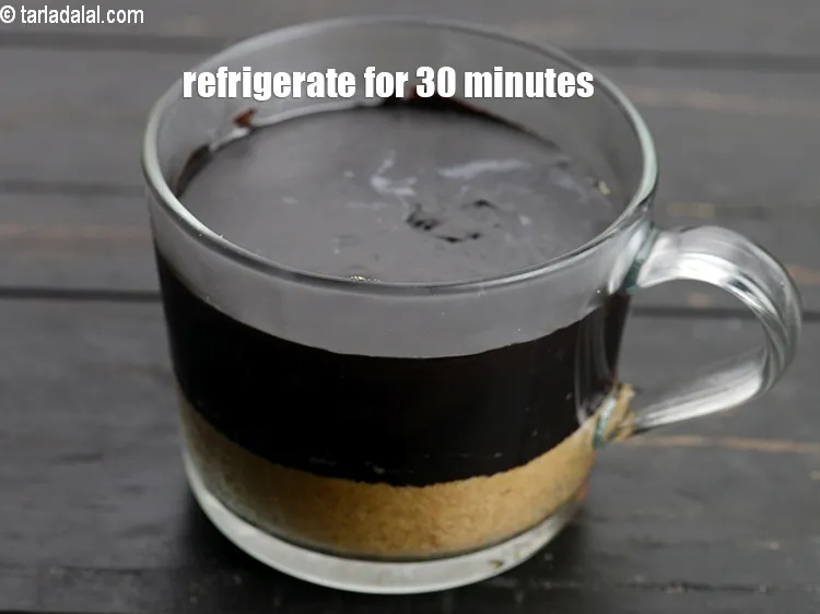 Step 18 – Refrigerate for atleast 30 minutes.