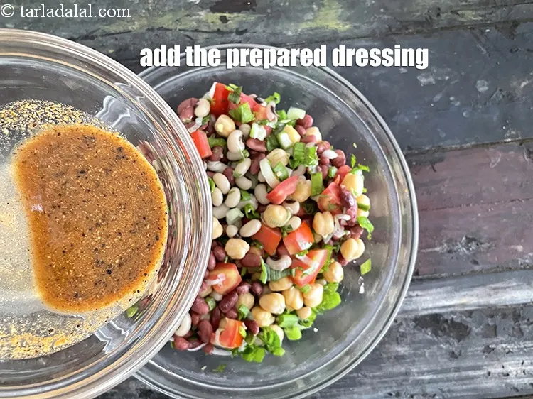 Step 44 – Add the prepared dressing.