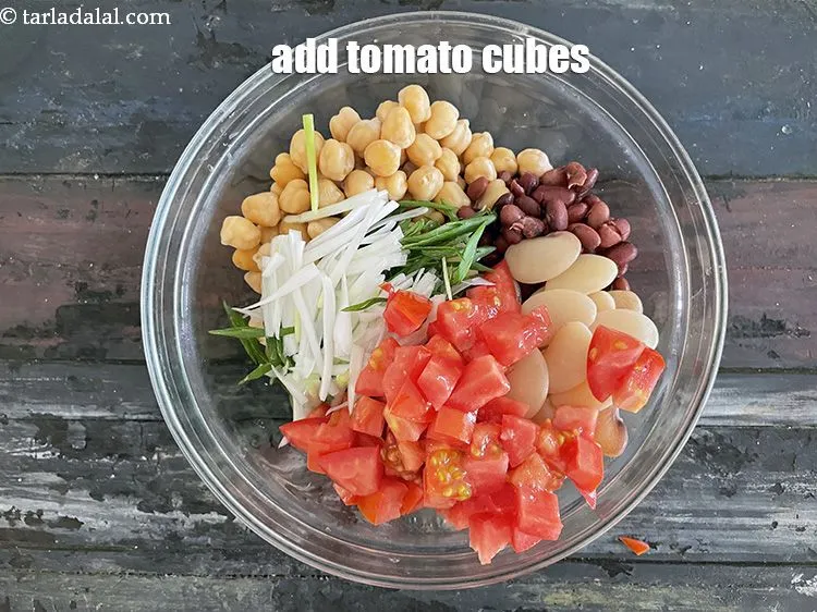 Step 42 – Add&nbsp;<meta charset="UTF-8" />3/4 cup&nbsp;<a href="glossary-tomato-cubes-728i">tomato cubes</a>.