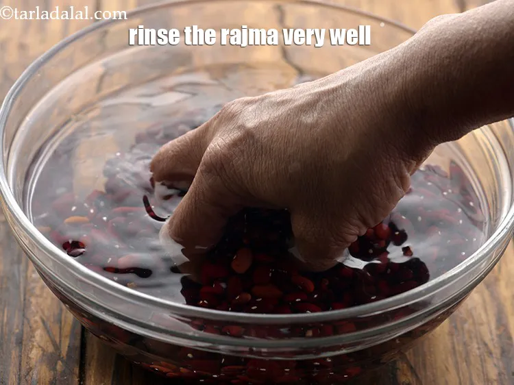 Step 3 – For making&nbsp;<strong>Rajma vegetable salad,&nbsp;</strong>rinse the rajma very well using water. We are making use of …