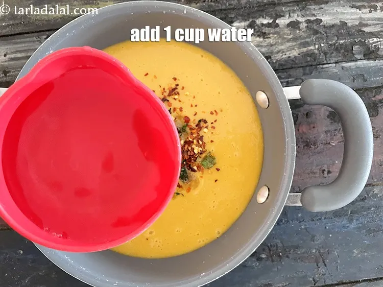 Step 24 – Add 1 cup of water.
