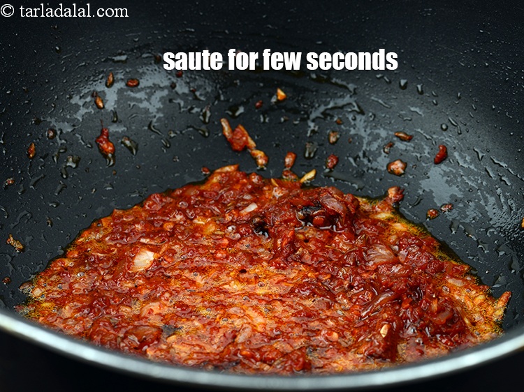 Step 20 – Saute for few seconds.