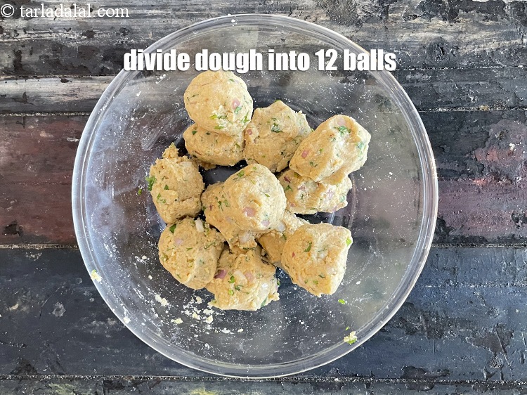 Step 26 – Divide the mixture into 12&nbsp;equal portions.&nbsp;