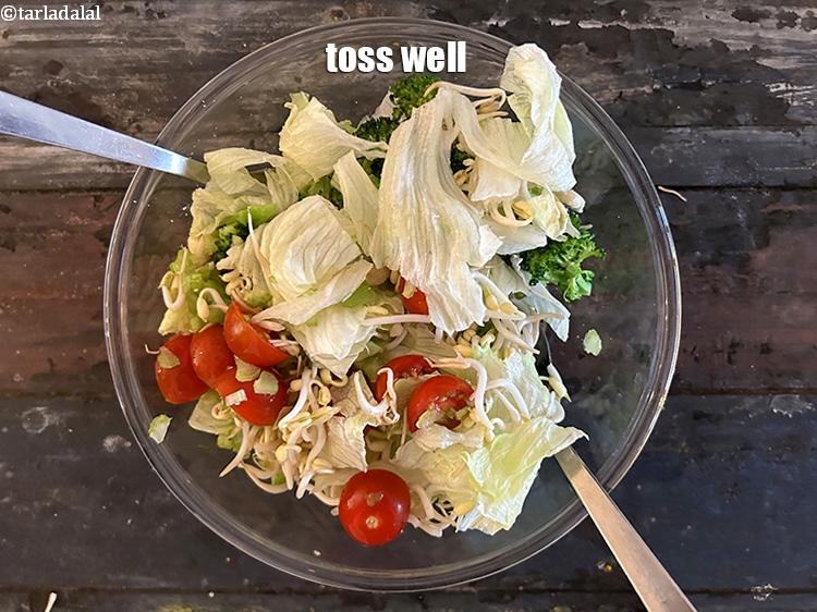 Step 19 – Toss well.