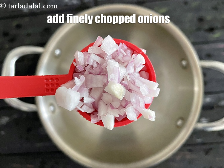 Step 19 – Add&nbsp;<meta charset="UTF-8" />2 tbsp&nbsp;finely&nbsp;<a href="glossary-chopped-onions-722i">chopped onions</a>.
