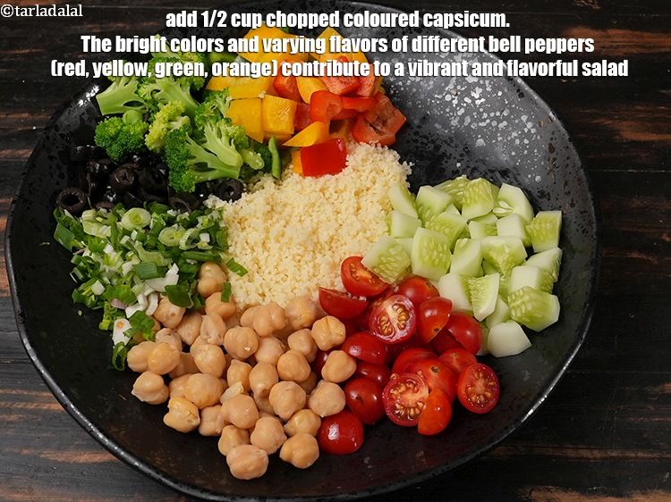 Step 20 – Add 1/2 cup&nbsp;<a href="glossary-chopped-coloured-capsicum-2800i">chopped coloured capsicum</a>.&nbsp;<meta charset="UTF-8" />The bright colors and varying flavors of different …