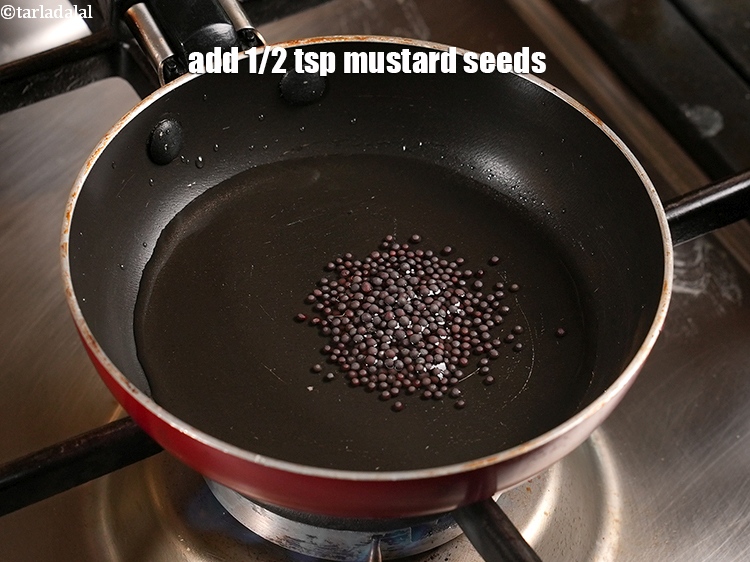 Step 22 – Add 1/2 tsp mustard seeds.