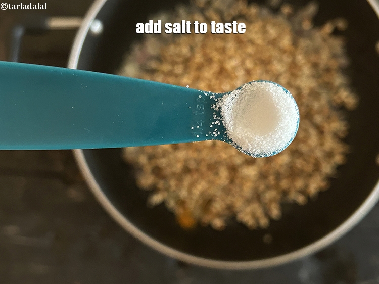Step 21 – Add salt to taste.