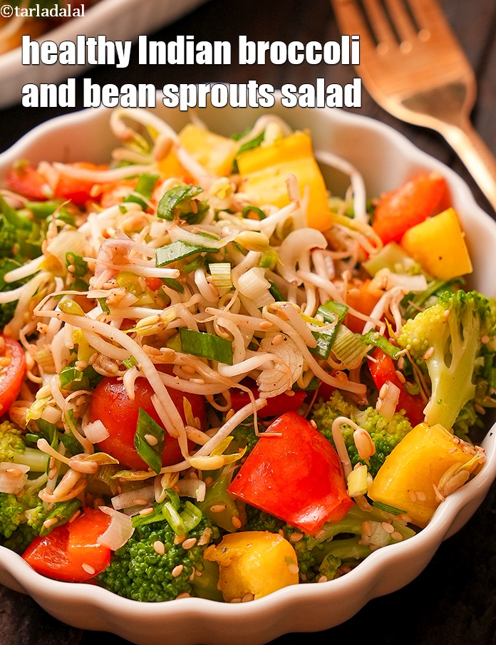 Step 20 – <meta charset="UTF-8" /> Serve <strong>broccoli, bean sprouts vegetable salad recipe | healthy Indian&nbsp;broccoli and&nbsp;bean sprouts …