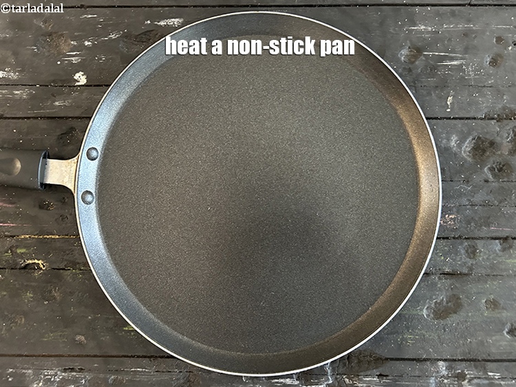 Step 20 – Heat a non-stick pan.