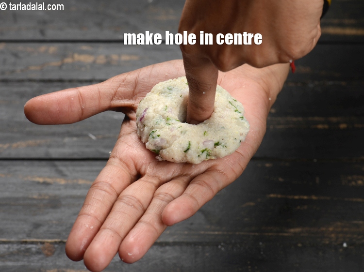 Step 20 – Make a hole in the centre.&nbsp;