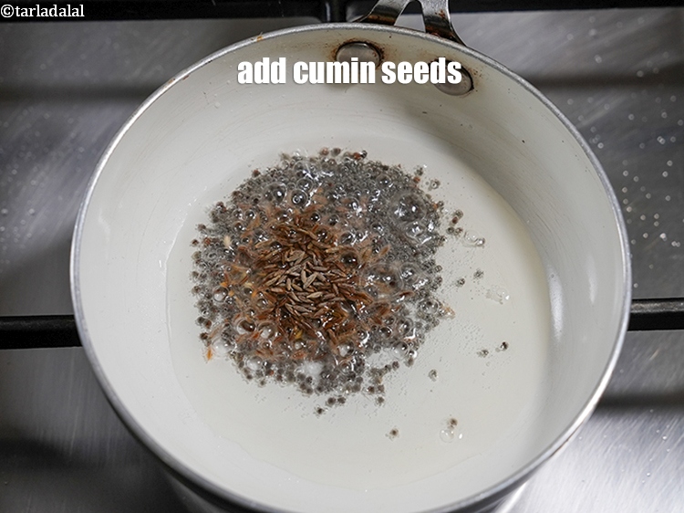 Step 22 – Add &frac12; tsp&nbsp;<a href="https://www.tarladalal.com/glossary-cumin-seeds-jeera-zeera-381i">cumin seeds (jeera)</a>.&nbsp;