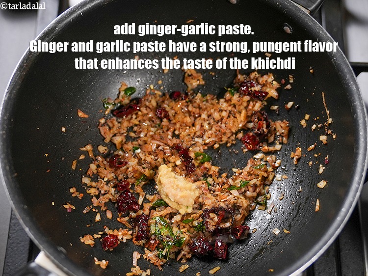 Step 20 – Add &frac12; tbsp ginger garlic paste. Ginger and garlic paste have a strong, pungent flavor …