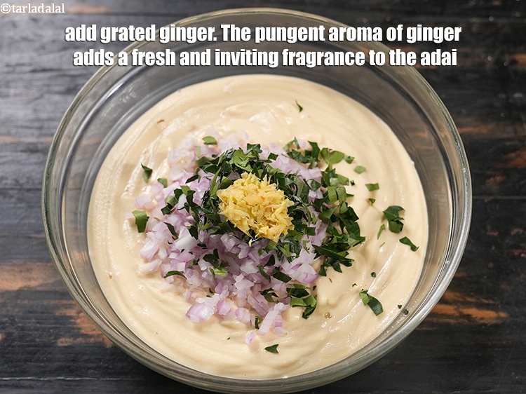 Step 20 – Add 1 tsp <a href="https://www.tarladalal.com/glossary-grated-ginger-943i">grated ginger (adrak)</a>. The pungent aroma of ginger adds a fresh …