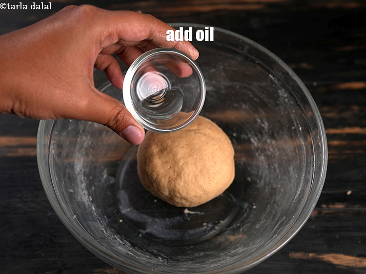 Step 20 – Add &frac14; tsp oil.