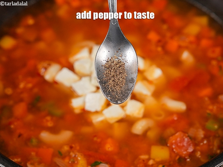 Step 20 – Add pepper to taste.&nbsp;