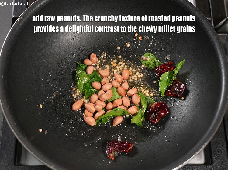 Step 20 – Add 1 tbsp <a href="https://www.tarladalal.com/glossary-raw-peanuts-kachi-mungfali-kachi-moongfali-847i">raw peanuts</a>. The crunchy texture of roasted peanuts provides a delightful …