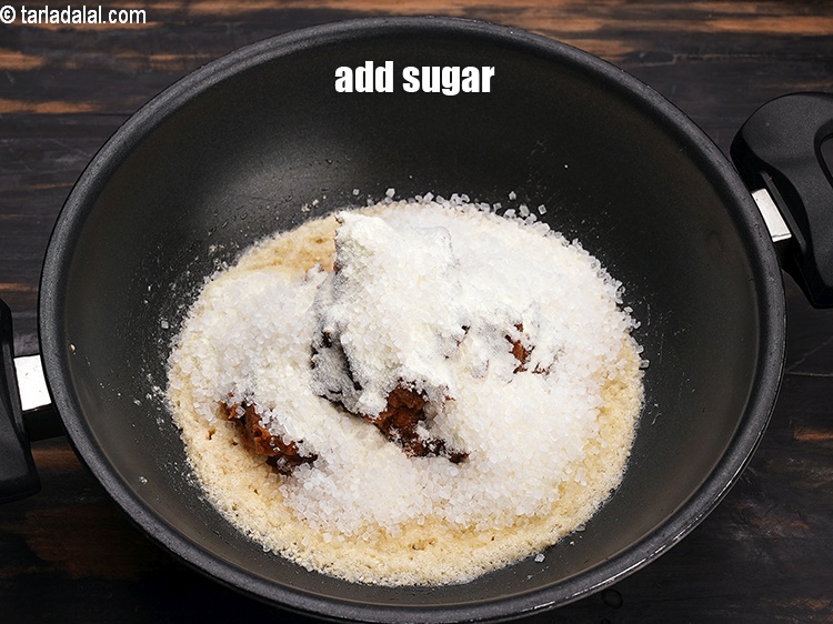 Step 25 – Add 4 tbsp sugar.