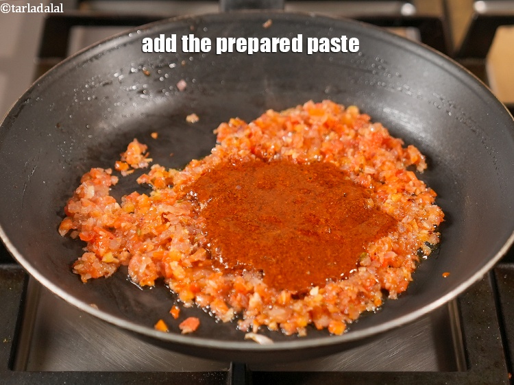 Step 20 – Add the prepared paste.