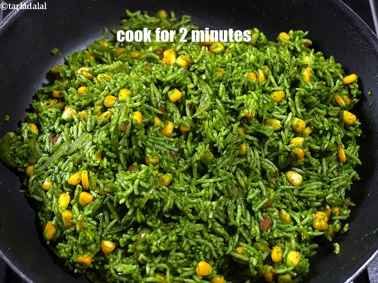 Step 24 – Mix well and cook on a medium flame for 2 minutes, while stirring occasionally.