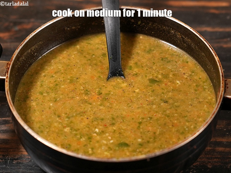 Step 20 – Cook on medium for 1 minute.