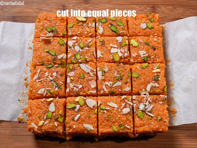 Step 20 – Cut into 16 equal pieces.