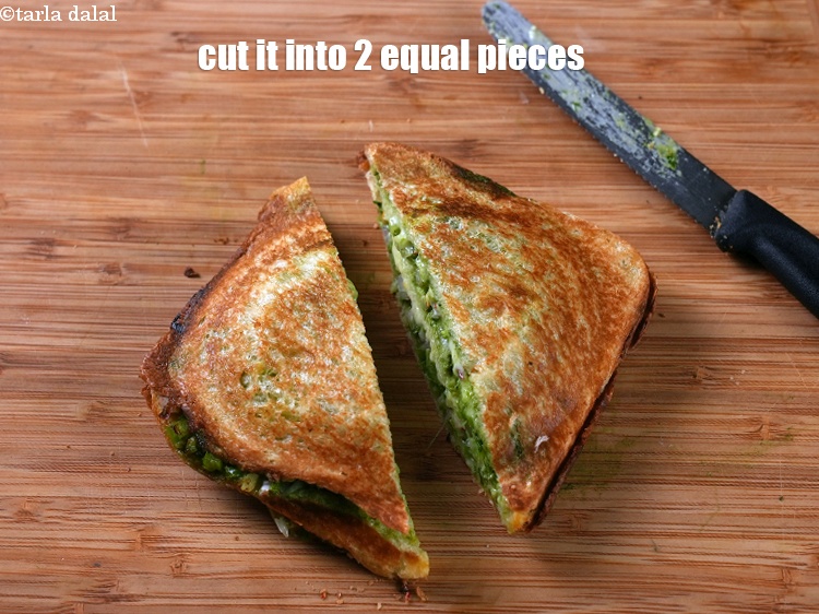 Step 20 – Remove and cut it into 2 equal pieces.