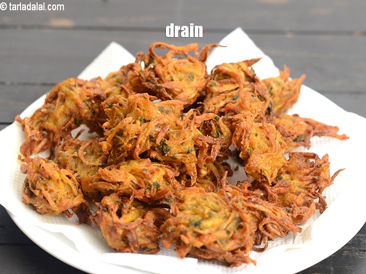 Step 20 – Drain on an absorbent paper.