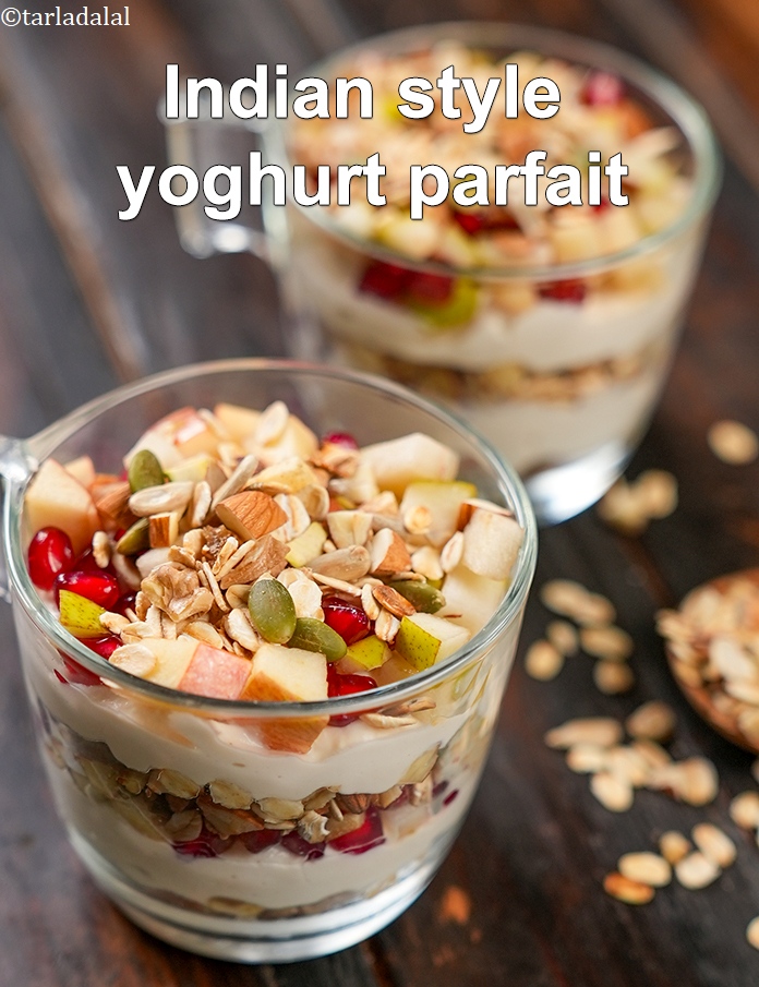 स्टेप 20 – <strong>हेल्दी पारफेट</strong>&nbsp;तुरंत&nbsp;परोसें ।
