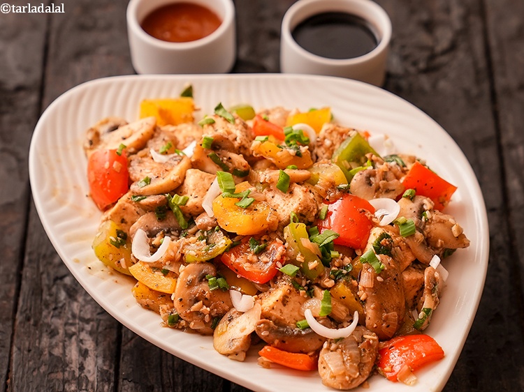 Step 20 – <strong>Paneer Mushroom and Capsicum Stir Fry </strong>is a quick and flavorful dish with tender paneer, …