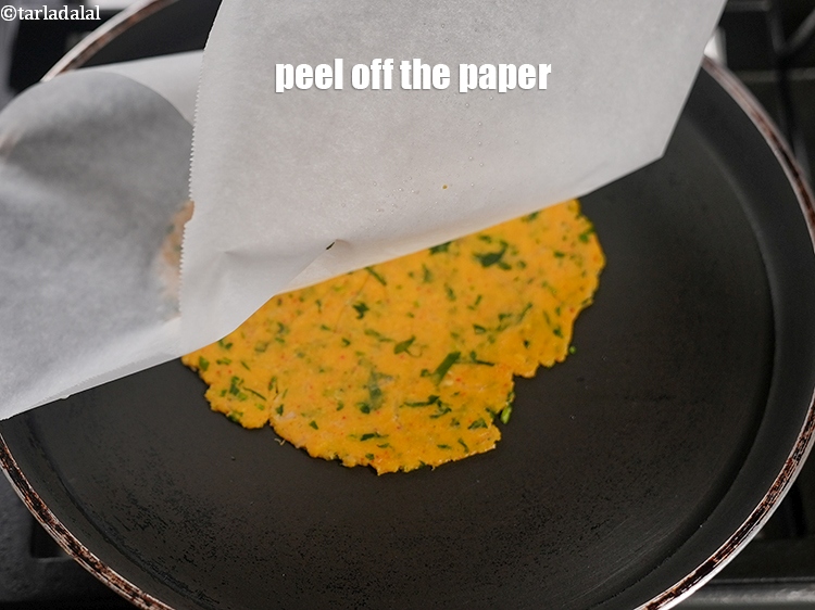 Step 20 – Peel off the paper.