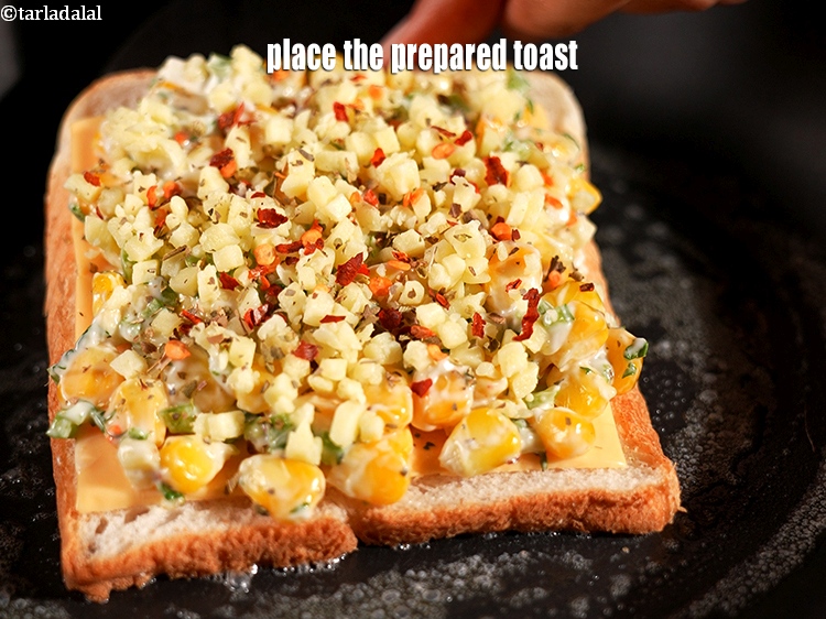 Step 20 – Place the prepared toast.
