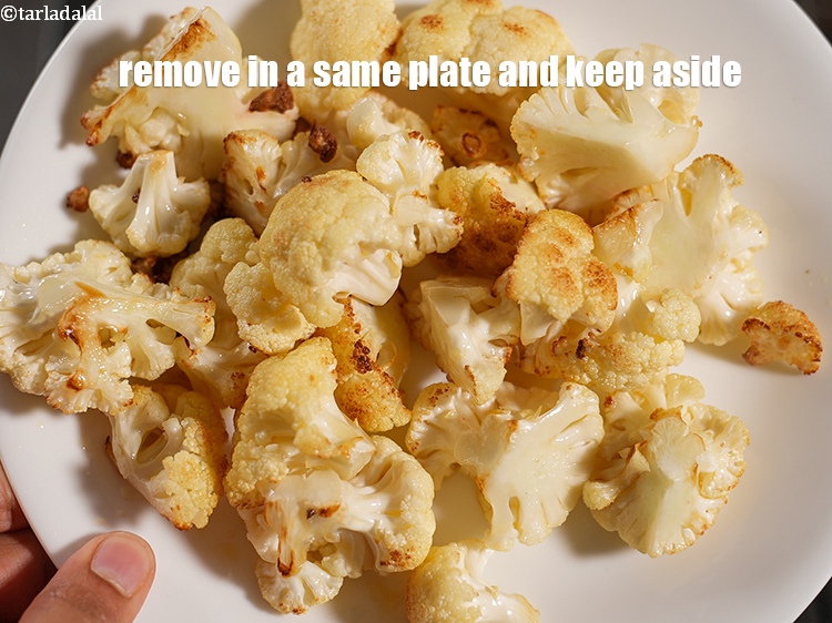 Step 20 – Remove in a plate and keep aside.