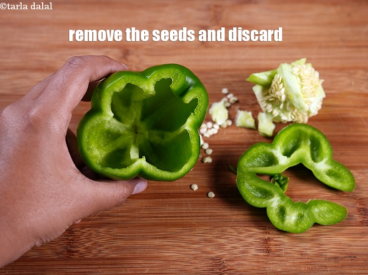 Step 20 – Remove the seeds and discard them.