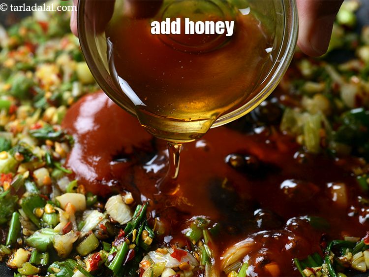 Step 21 – Add 2 tbsp honey.