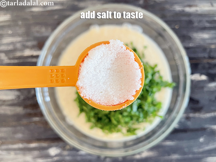 Step 20 – Add salt to taste. We used 1 tsp salt.