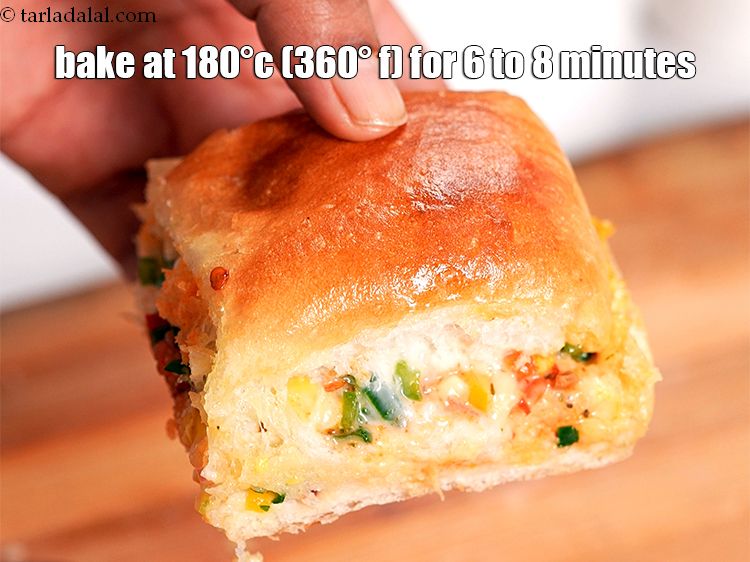 Step 21 – Bake in a pre-heated oven 180&deg; C (360 F) for 6&nbsp; to 8 minutes.