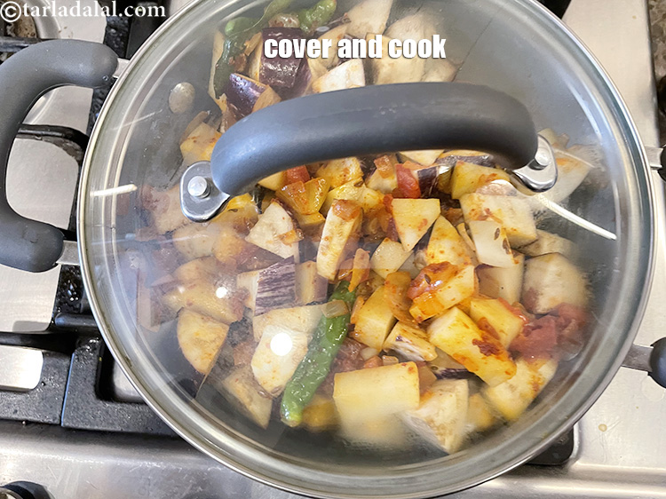 Step 32 – Remember to cover and cook so there would be no need for water for cooking.&nbsp;