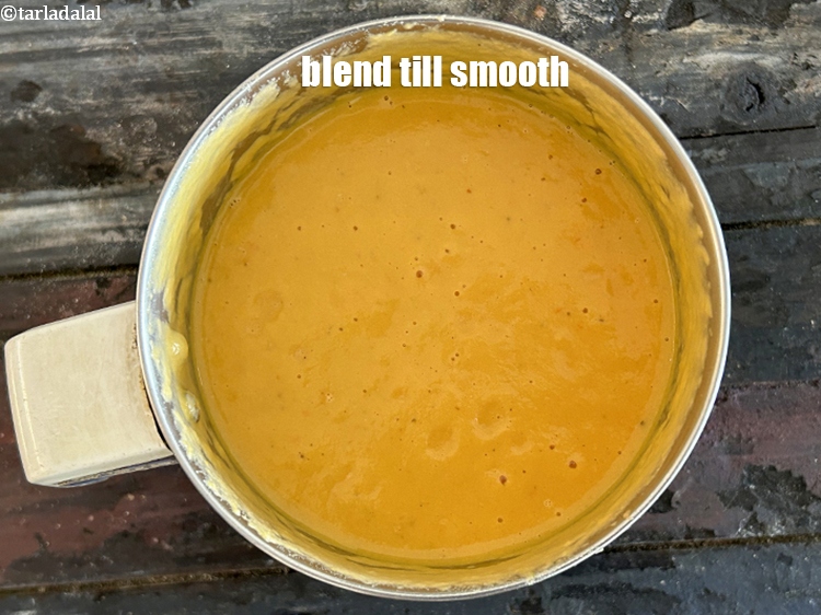 Step 27 – Blend till smooth.
