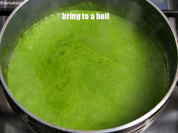 Step 25 – Bring to a boil.