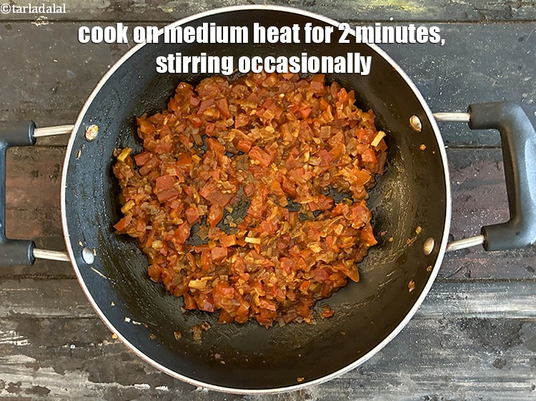 Step 20 – Cook medium flame for 2 minutes, while stirring occasionally.